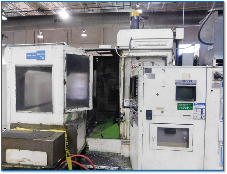 CNC Hitachi Seiki de 4 ejes.